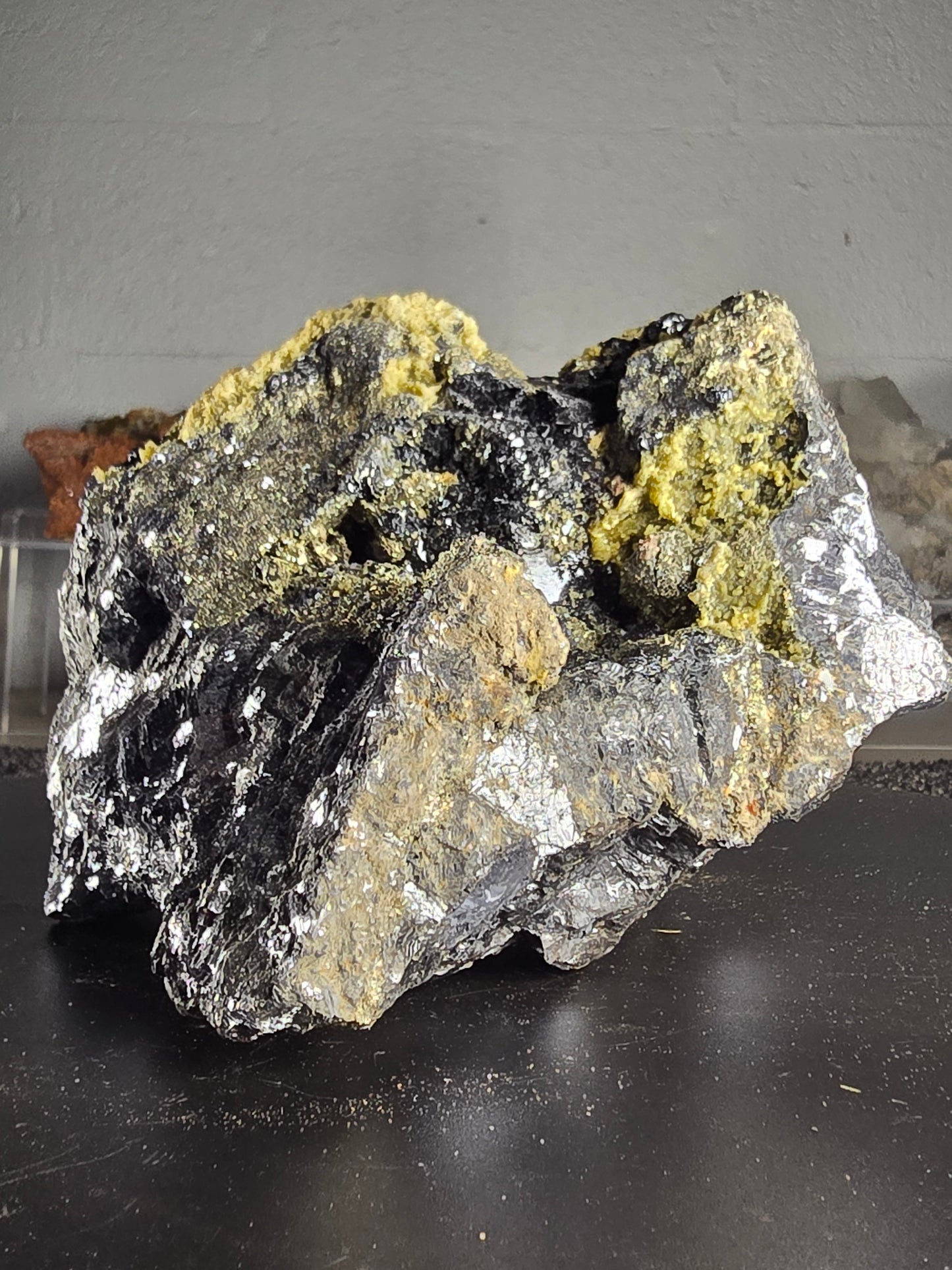Galena with Pyrite and Calcite - Mexico