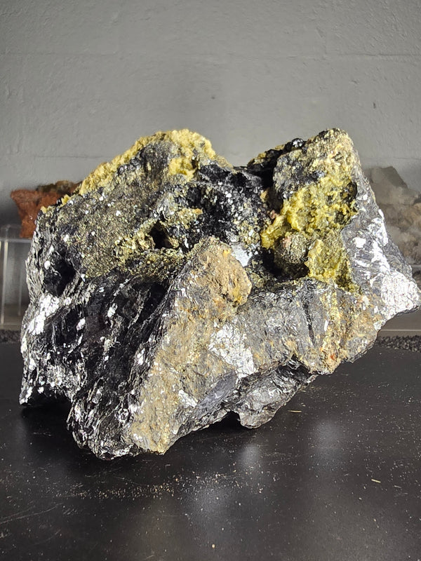 Galena with Pyrite and Calcite - Mexico